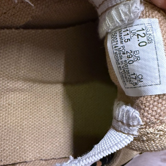 NWOT Kids Cheetah Print Vans Toddler Size 12 - Picture 4 of 5